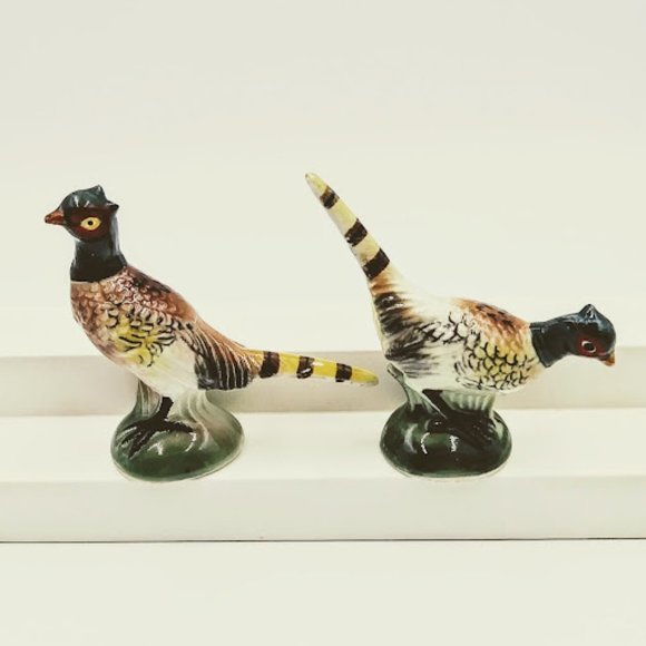 S & P SHAKERS*RINGTAIL PHEASANT*VINTAGE 1960's*RELCO JAPAN CERAMIC* - Picture 2 of 7